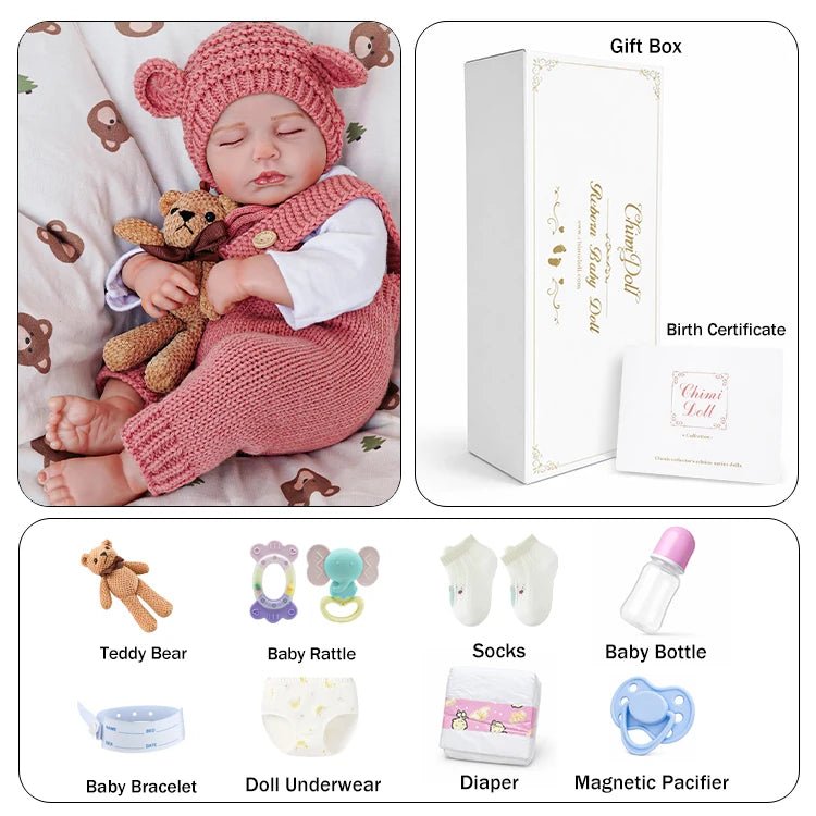 Tessa 20" Lifelike Reborn Baby Doll - chimidoll