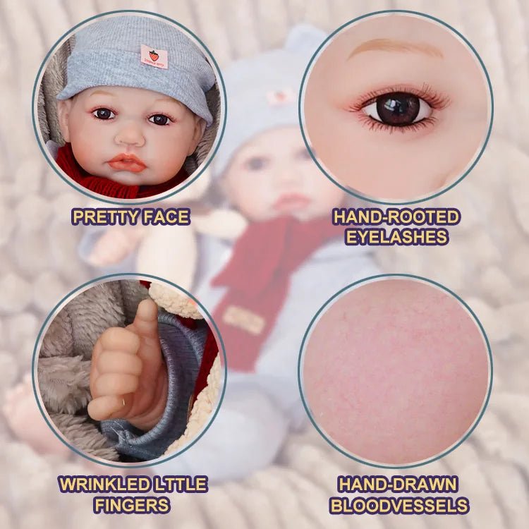 Liam - Lifelike Reborn Baby Doll (18") chimidoll