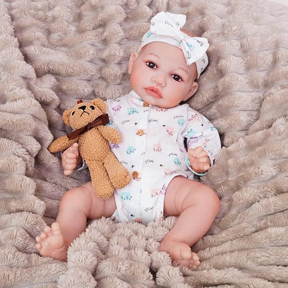Olivia - Lifelike Reborn Baby Doll (18") by chimidoll