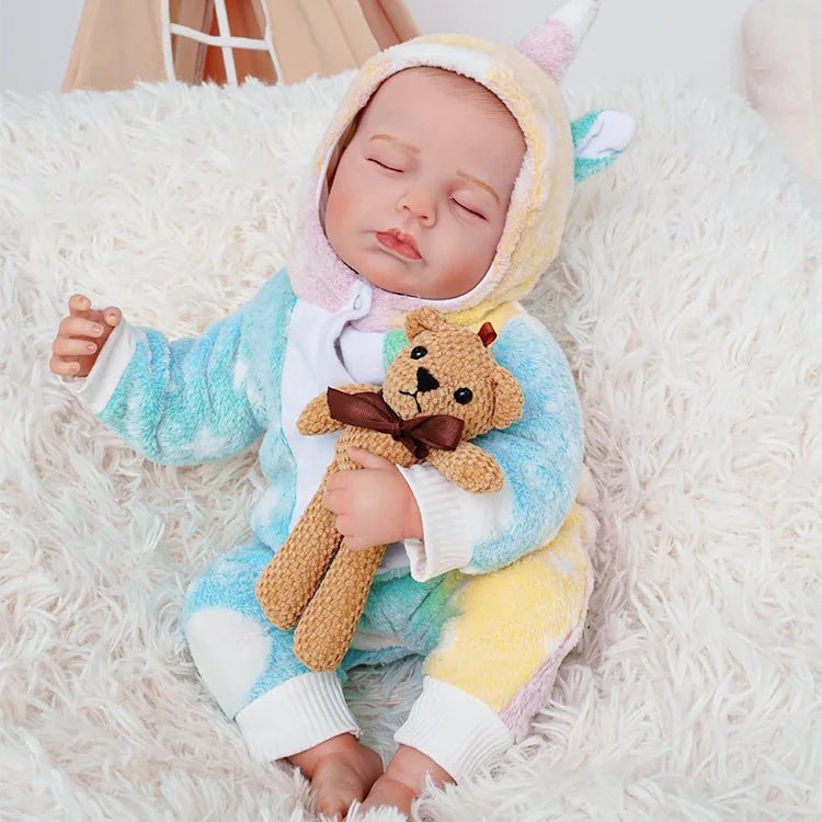 Hollis - Lifelike Sleeping Reborn Baby Doll (20") by chimidoll