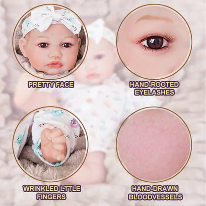 Olivia - Lifelike Reborn Baby Doll (18") by chimidoll