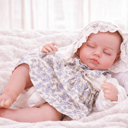 Petit Ange - Poupée bébé reborn endormie (50 cm)