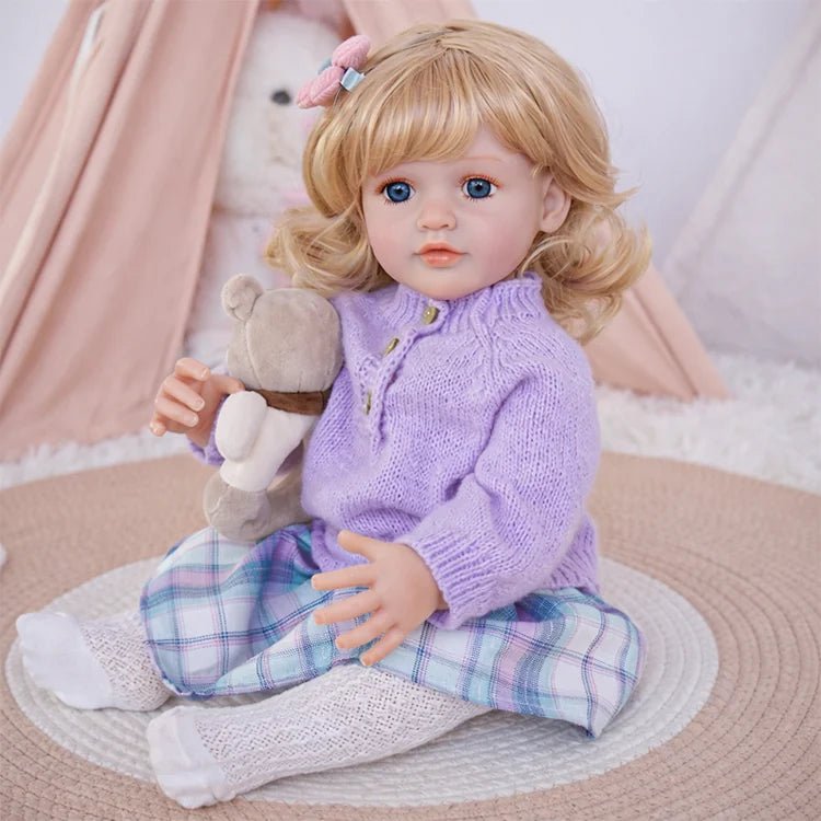 Chimidoll - muñeca reborn de niño pequeño, atuendo casual moderno.