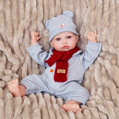 Liam - Lifelike Reborn Baby Doll (18") by chimidoll