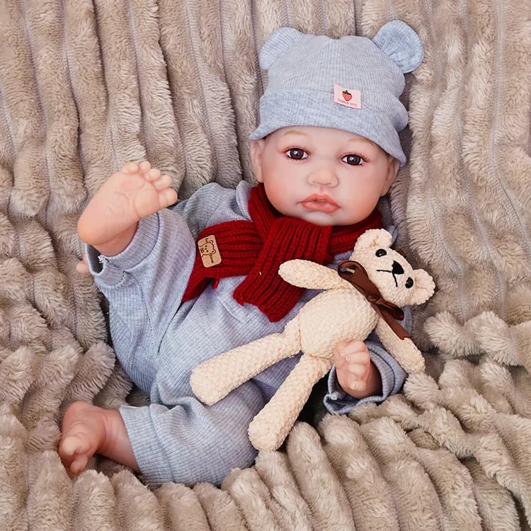 Liam - Lifelike Reborn Baby Doll (18") by chimidoll