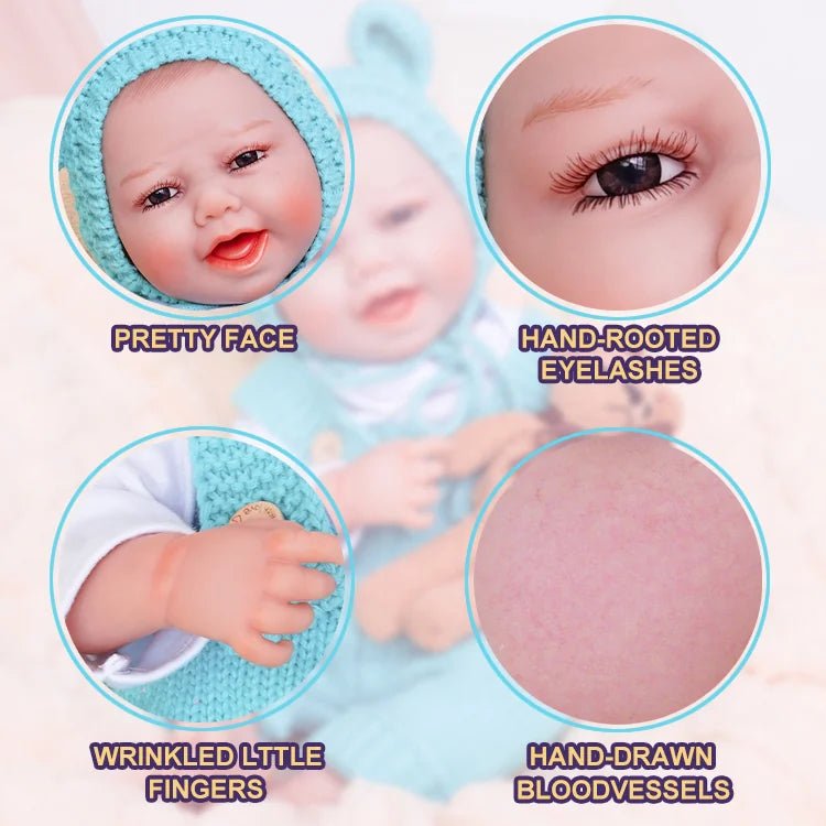 Luna - Happy Lifelike Reborn Baby Doll (20") by chimidoll