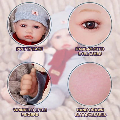 Liam - Lifelike Reborn Baby Doll (18") by chimidoll