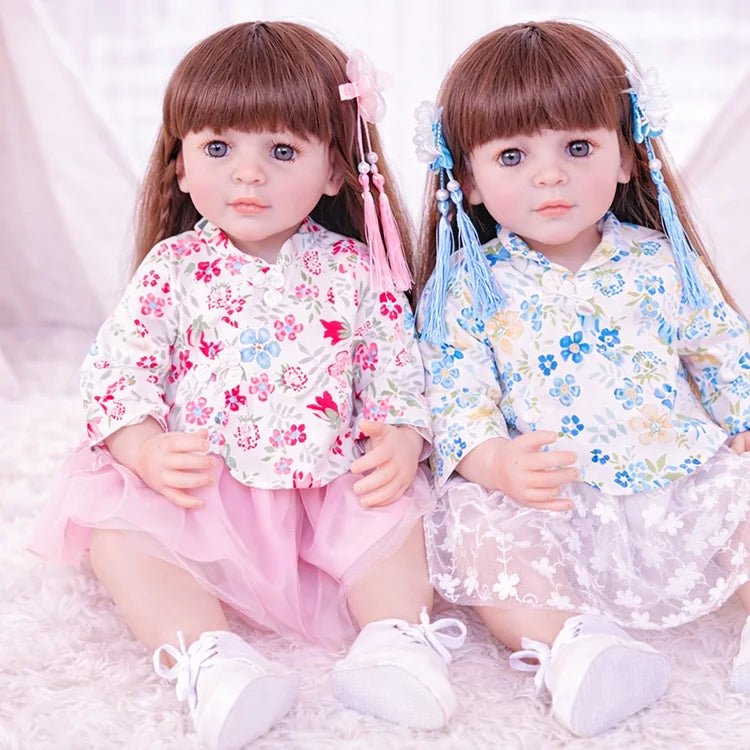 Chimidoll - muñeca renacida de niño pequeño - atuendo de estilo chino.