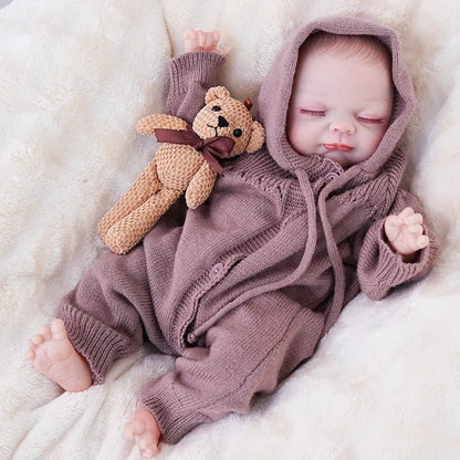 Bella -Lifelike Sleeping Reborn Baby Doll (18") by chimidoll