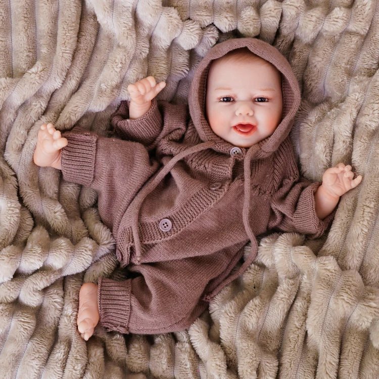 Charlie - Happy Lifelike Reborn Baby Doll (18") by chimidoll
