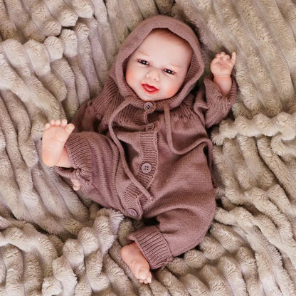 Charlie - Happy Lifelike Reborn Baby Doll (18") by chimidoll