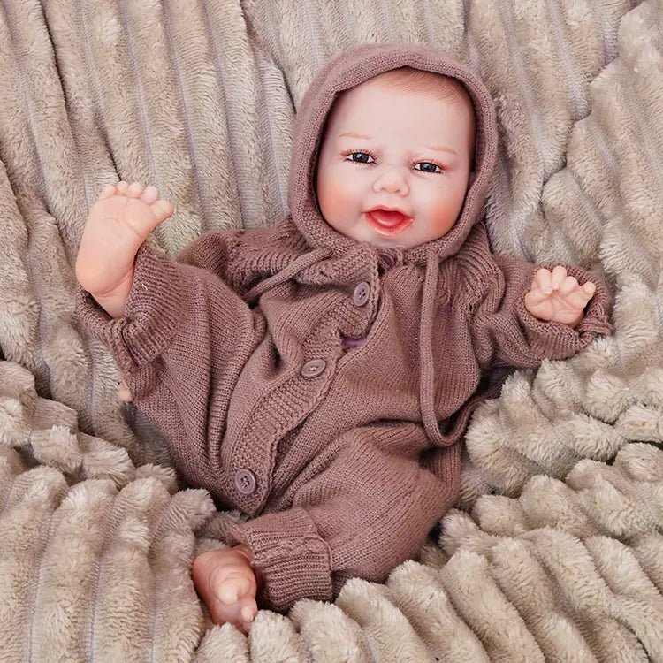 Charlie - Happy Lifelike Reborn Baby Doll (18") by chimidoll