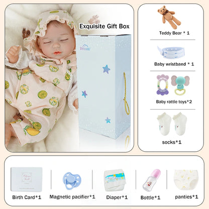baby dolls | reborn baby dolls | real baby dolls | babydoll dress | 18 inch doll | realistic dolls | delicate features | soft vinyl body | handcrafted details | lifelike charm | perfect collectible