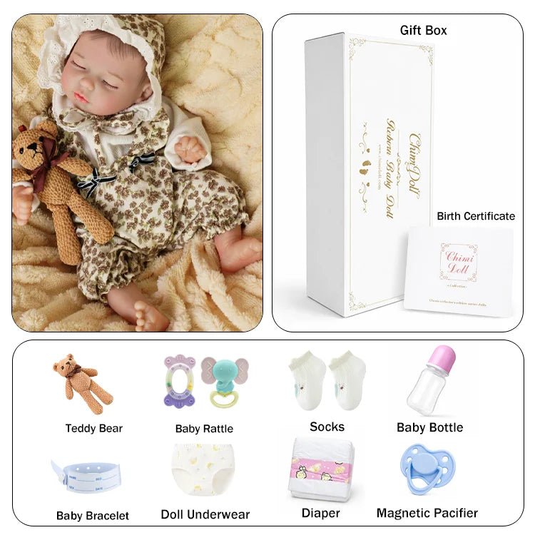 18" Lifelike Reborn Baby Doll - chimidoll