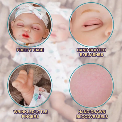 Eleanor - Lifelike Sleeping Reborn Baby Doll (18") chimidoll