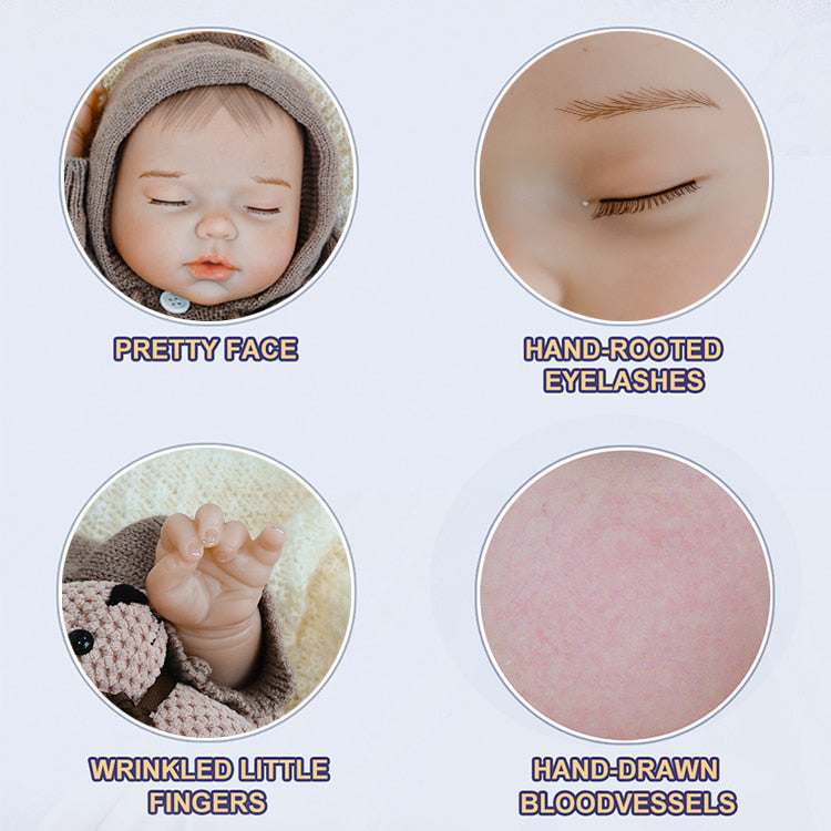 baby dolls | reborn baby dolls | vinyl reborn dolls | 20 inch reborn dolls | hand-painted details | gentle touch vinyl | realistic facial features | weighted body | perfect cuddle companion