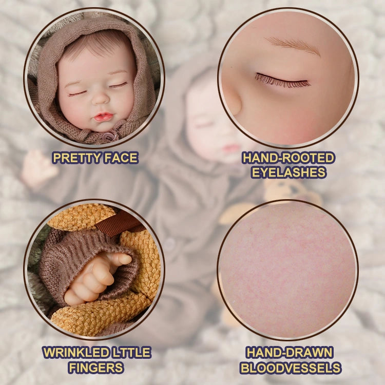 baby dolls | reborn baby dolls | vinyl reborn dolls | 20 inch reborn dolls | hand-painted details | gentle touch vinyl | realistic facial features | weighted body | perfect cuddle companion