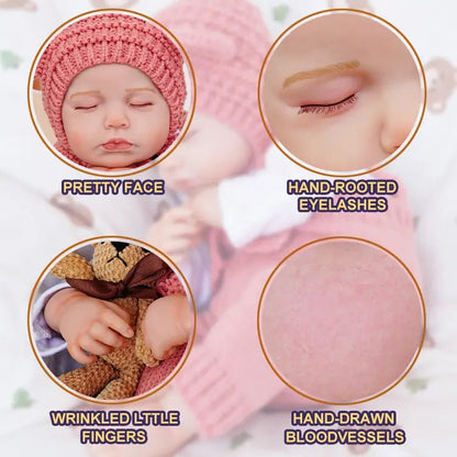 Tessa - Lifelike Sleeping Reborn Baby Doll (20") by chimidoll