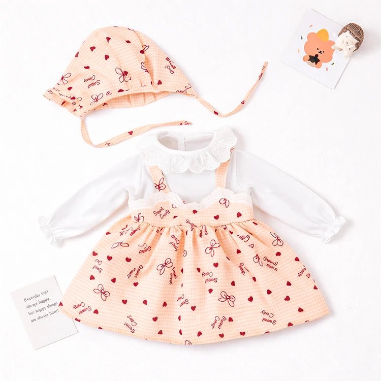 Butterfly Print Reborn Doll Dress Set by chimidoll