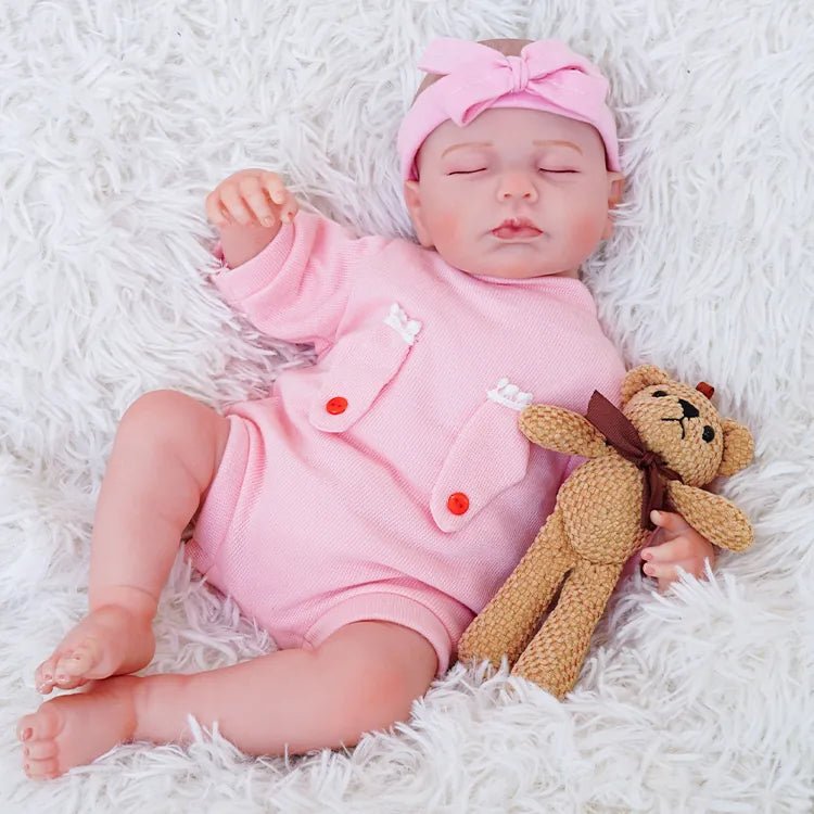 Emmie - Lifelike Sleeping Reborn Baby Doll (20") by chimidoll