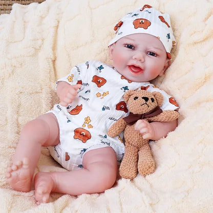 Ethan – Happy Lifelike Reborn Baby Doll (18") by chimidoll
