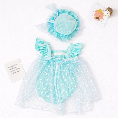 Blue Doll Country-style Clothing by chimidoll