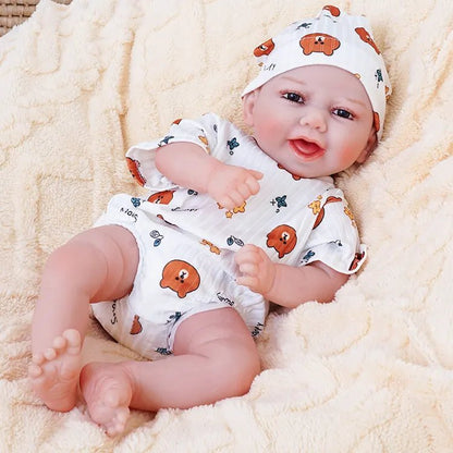 Ethan – Happy Lifelike Reborn Baby Doll (18") by chimidoll