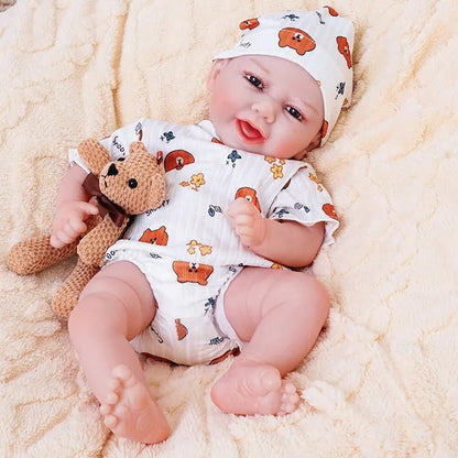 Ethan – Happy Lifelike Reborn Baby Doll (18") by chimidoll