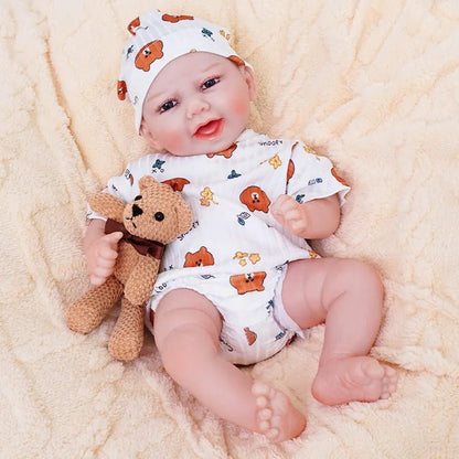 Ethan – Happy Lifelike Reborn Baby Doll (18") by chimidoll