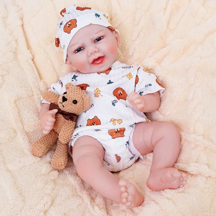 Ethan – Happy Lifelike Reborn Baby Doll (18") by chimidoll