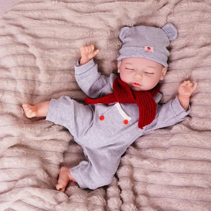 Theo - Lifelike Sleeping Reborn Baby Doll (18") by chimidoll