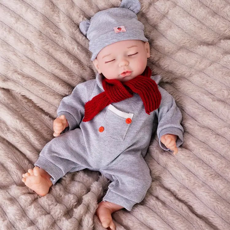 Theo - Lifelike Sleeping Reborn Baby Doll (18") by chimidoll