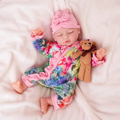 Lily - Lifelike Sleeping Reborn Baby Doll (18") by chimidoll