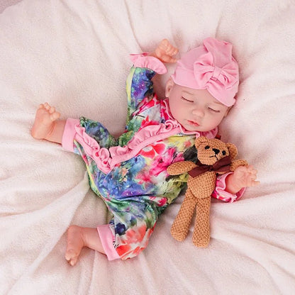 Lily - Lifelike Sleeping Reborn Baby Doll (18") by chimidoll
