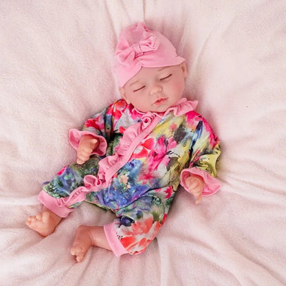 Lily - Lifelike Sleeping Reborn Baby Doll (18") by chimidoll