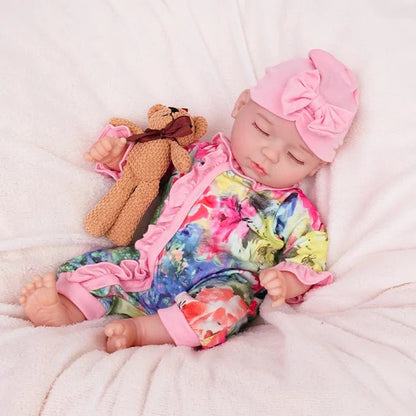 Lily - Lifelike Sleeping Reborn Baby Doll (18") by chimidoll