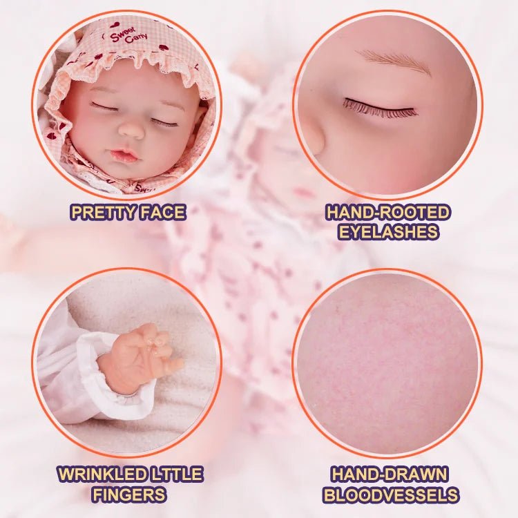 Grace - Lifelike Sleeping Reborn Baby Doll (18") by chimidoll