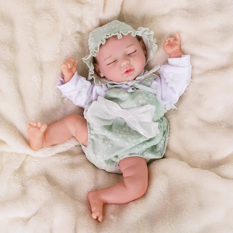 Lilian - Lifelike Sleeping Reborn Baby Doll (18") by chimidoll
