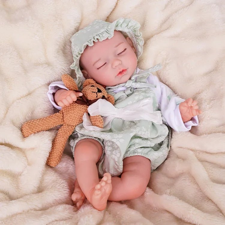 Lilian - Lifelike Sleeping Reborn Baby Doll (18") by chimidoll