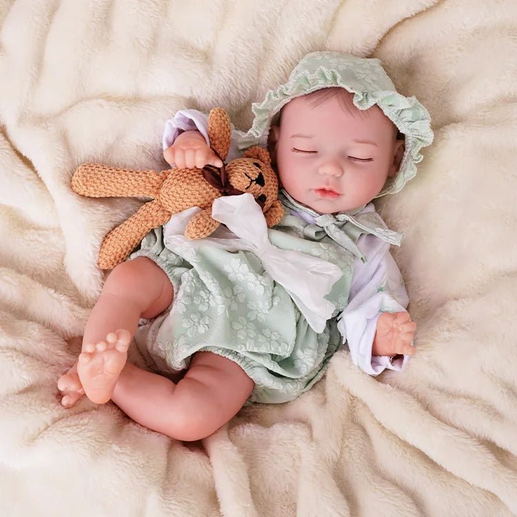 Lilian - Lifelike Sleeping Reborn Baby Doll (18") by chimidoll