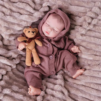 Noah - Lifelike Sleeping Reborn Baby Doll (18") by chimidoll