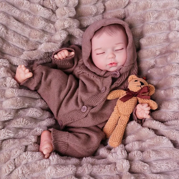 Noah - Lifelike Sleeping Reborn Baby Doll (18") by chimidoll