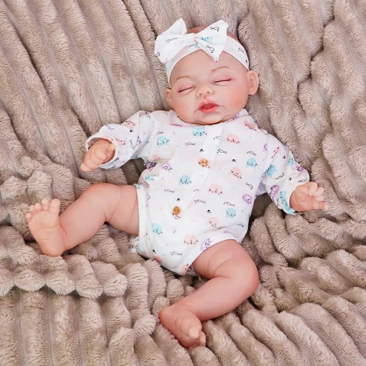 Eleanor - Lifelike Sleeping Reborn Baby Doll (18") by chimidoll