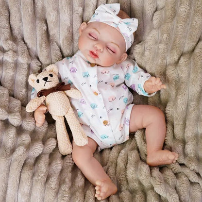Eleanor - Lifelike Sleeping Reborn Baby Doll (18") by chimidoll