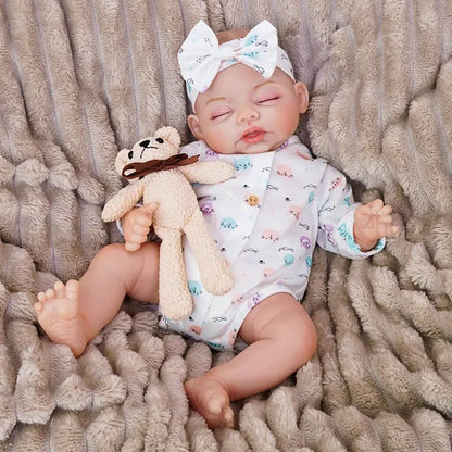 Eleanor - Lifelike Sleeping Reborn Baby Doll (18") by chimidoll