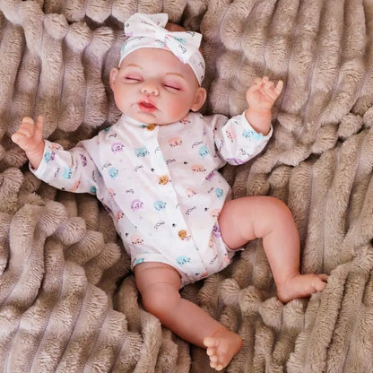 Eleanor - Lifelike Sleeping Reborn Baby Doll (18") by chimidoll