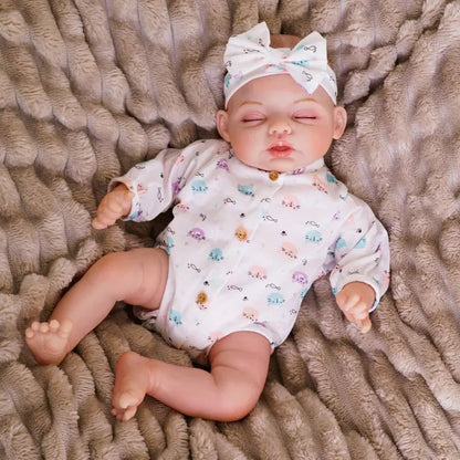 Eleanor - Lifelike Sleeping Reborn Baby Doll (18") by chimidoll