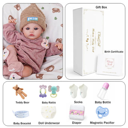 Ella 20" Lifelike Reborn Baby Doll