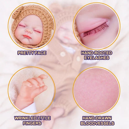 Rowan - Lifelike Sleeping Reborn Baby Doll (20") by chimidoll