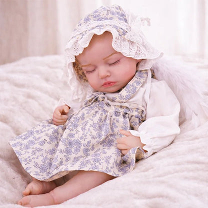 Petit Ange - Poupée bébé reborn endormie (50 cm)